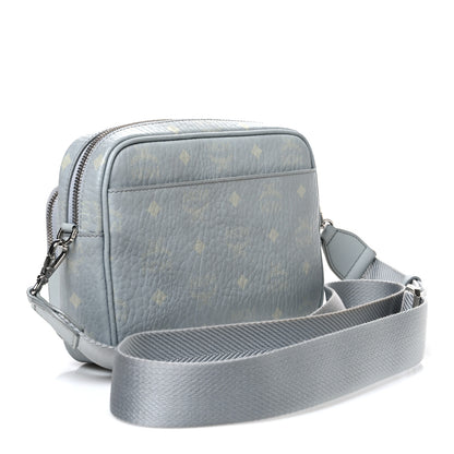 MCM Visetos Monogram Small Aren Crossbody Sky 3 of 10