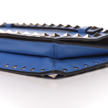Valentino Garavani Nappa Small Rockstud Wristlet Clutch Light Sapphire 9 of 10