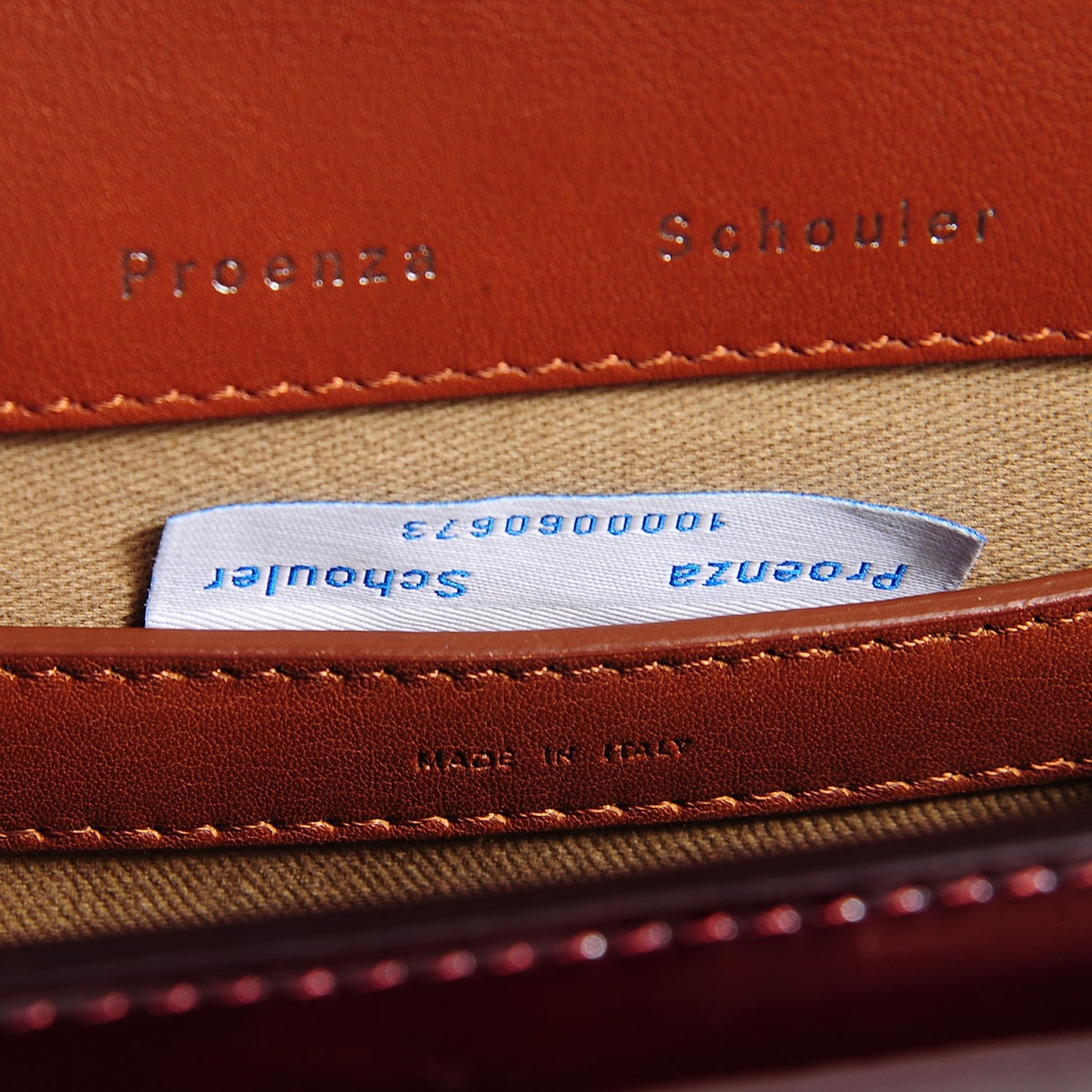 Patent PS11 Tiny Shoulder Bag Pinot Noir