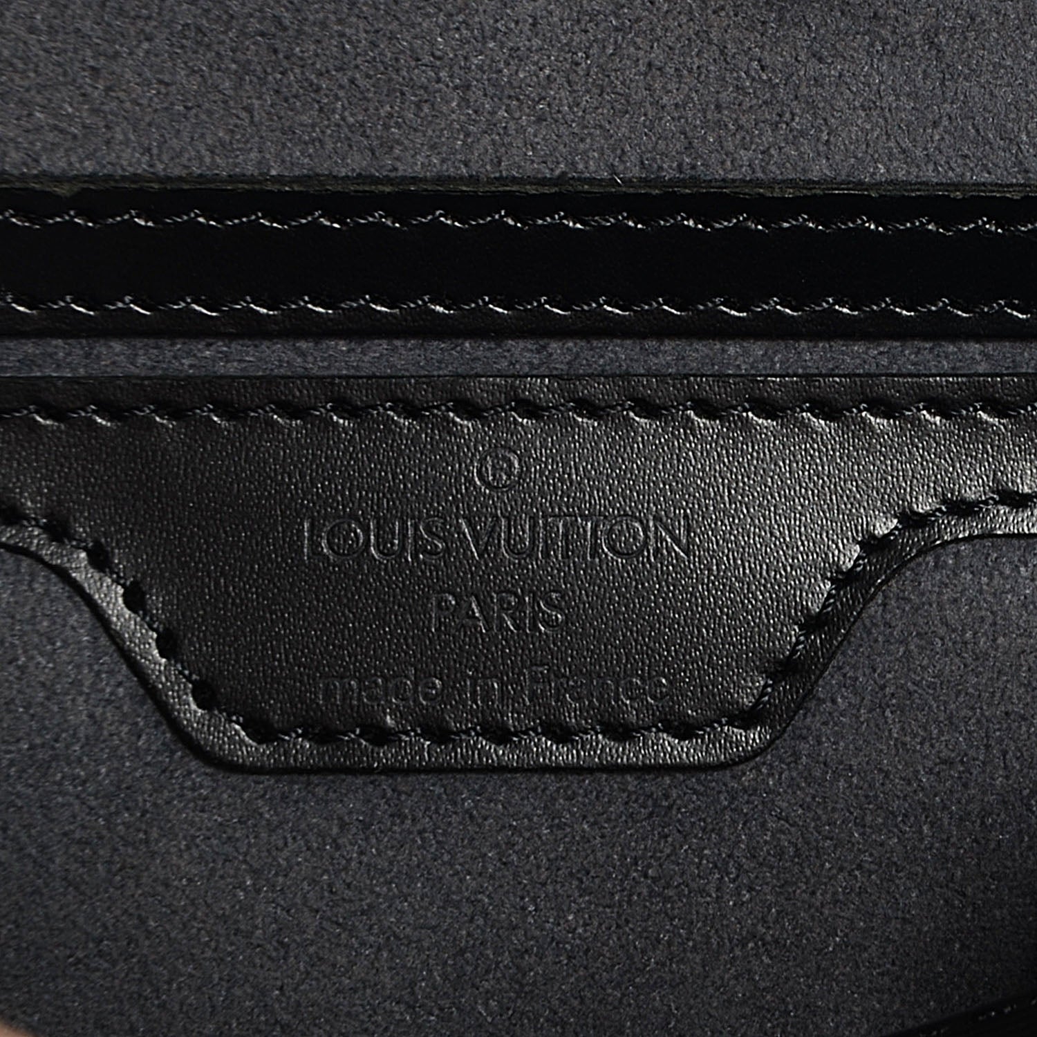 Louis Vuitton Epi Soufflot Black 8 of 8