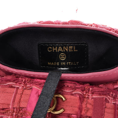 Chanel Tweed Chain Around Phone Holder Pink 7 of 8