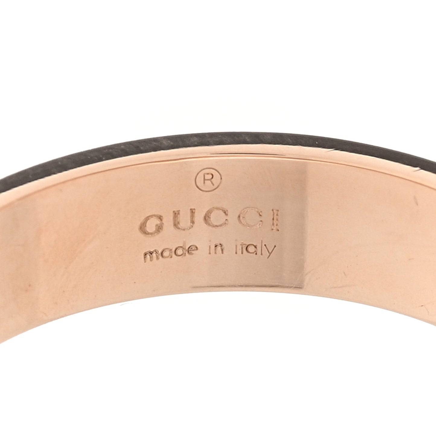 18K Rose Gold 4mm Icon Thin Band Ring 47 4