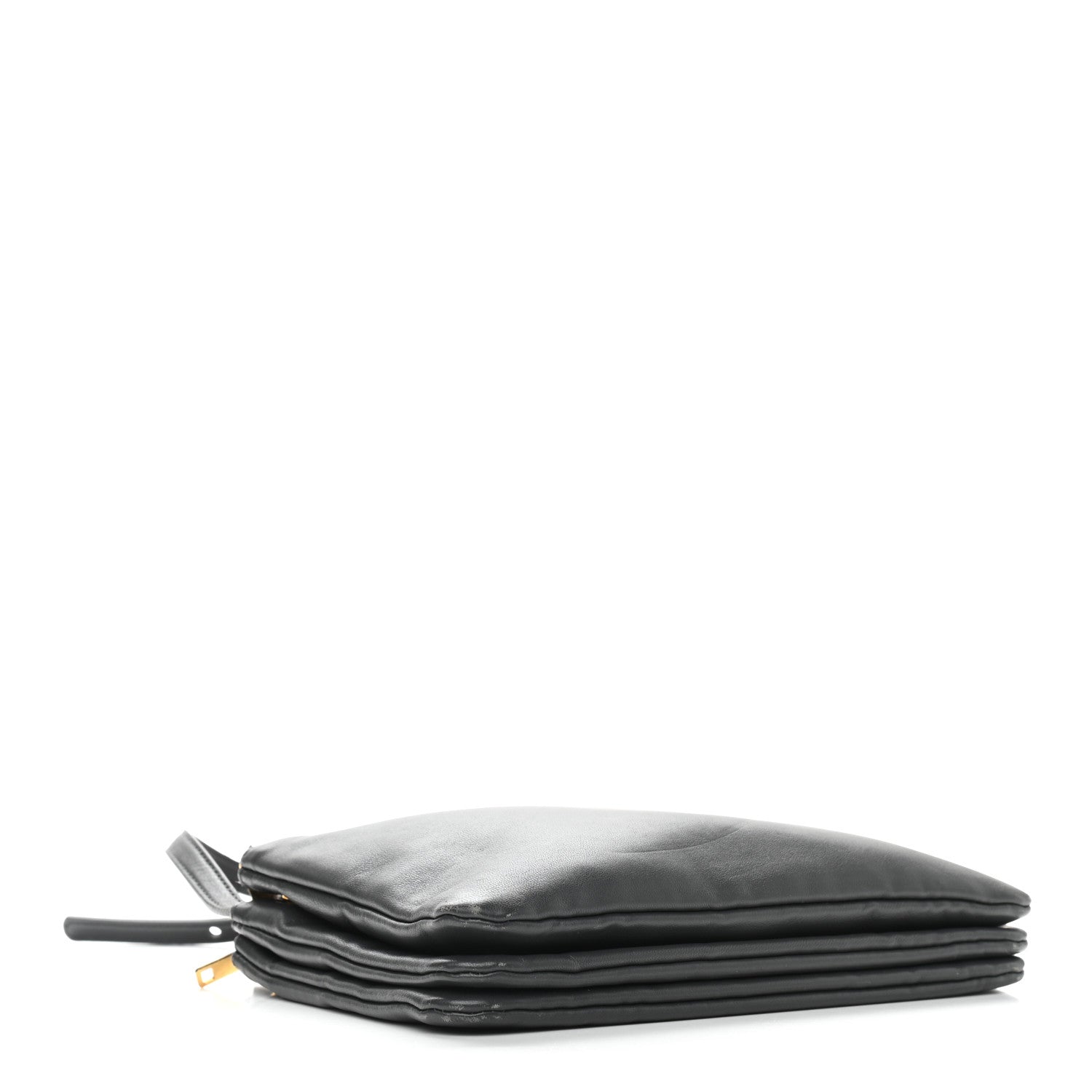 Celine Lambskin Small Trio Crossbody Bag Black 4 of 11