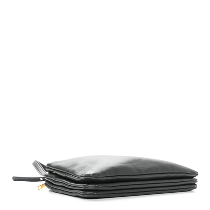Celine Lambskin Small Trio Crossbody Bag Black 4 of 11