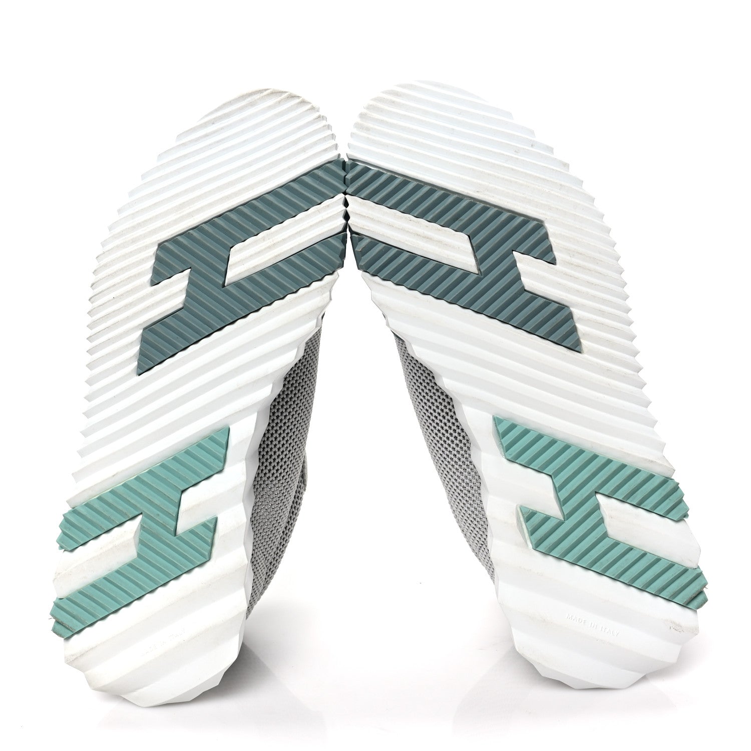 Hermes Air Mesh Suede Goatskin Bouncing Sneakers 39 Vert D'eau 5 of 8