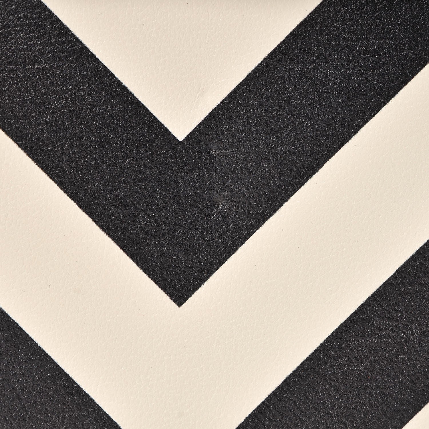Valentino Garavani Nappa Chevron Striped Rockstud Wristlet Clutch Light Ivory Black 11 of 11
