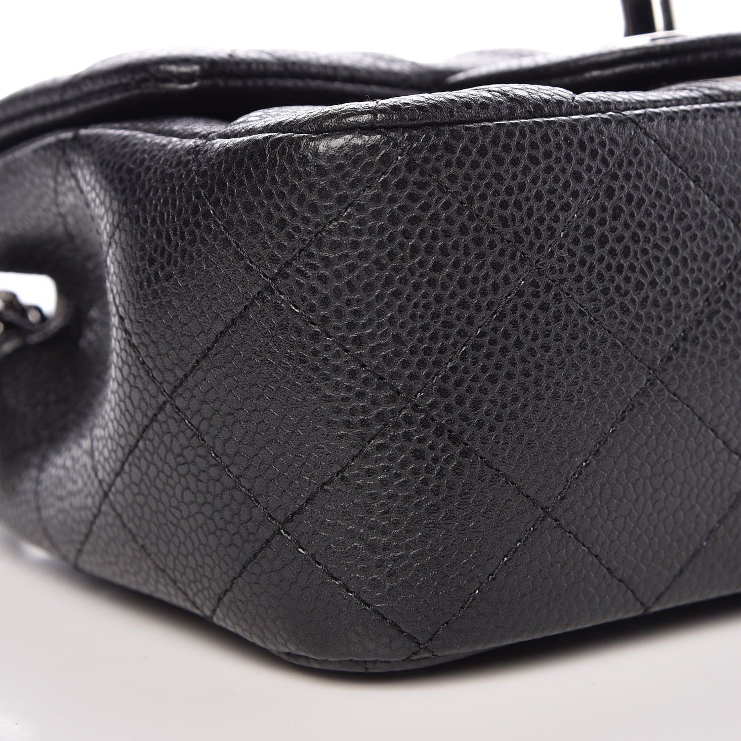 Chanel Caviar Quilted Mini Square Flap Black 8 of 11