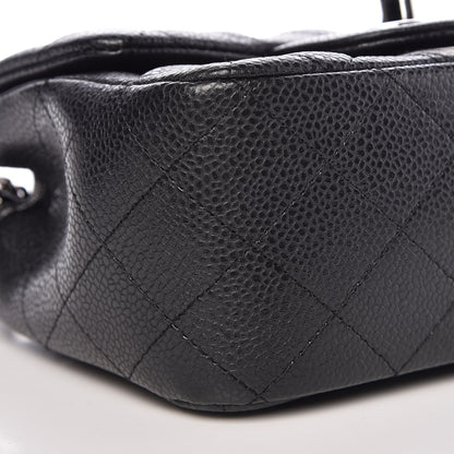 Chanel Caviar Quilted Mini Square Flap Black 8 of 11