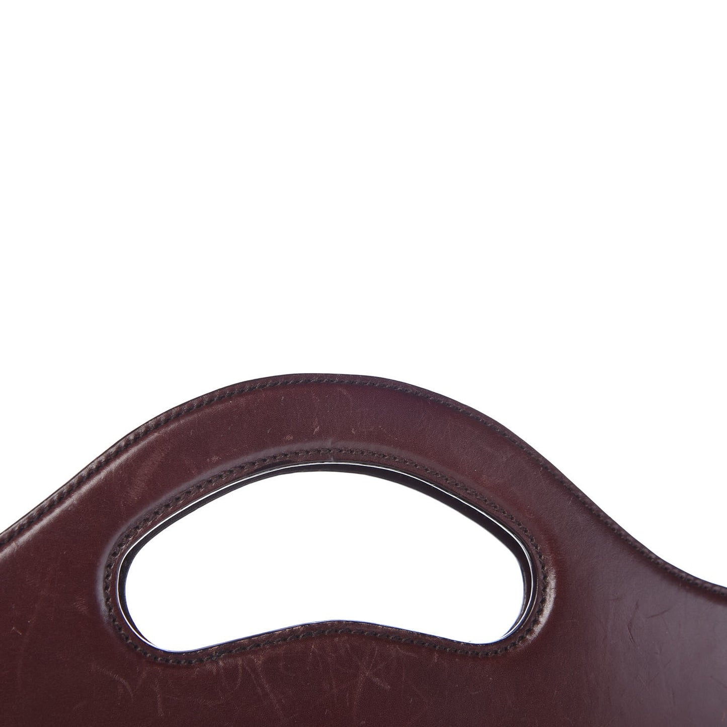 Guccissima Large Punch Top Handle Tote Dark Brown