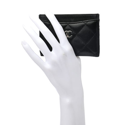 Chanel Lambskin Quilted Card Holder Black 2 of 7