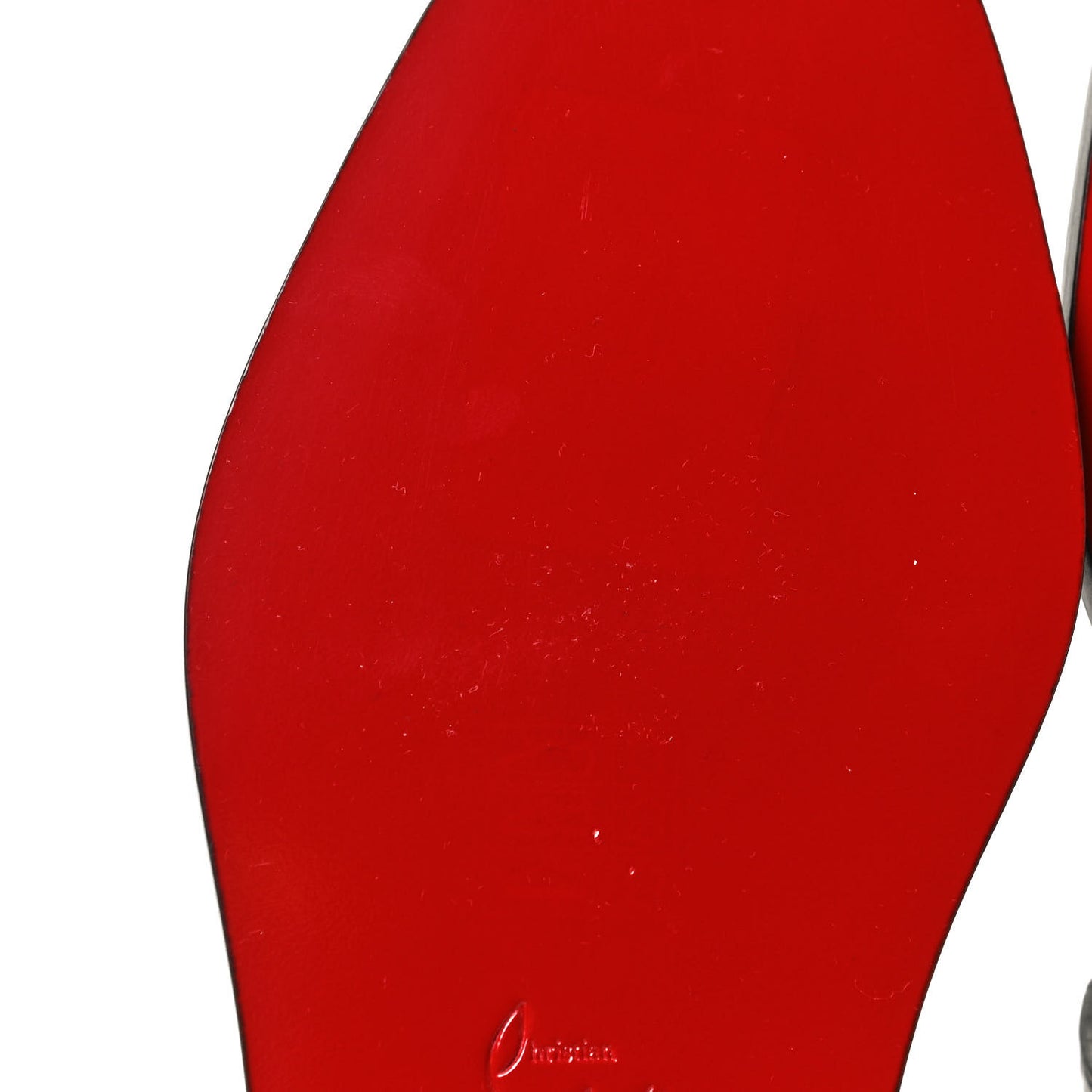 Calfskin Crocodile Embossed Cubongo Flat Sandals 36.5 Obscur