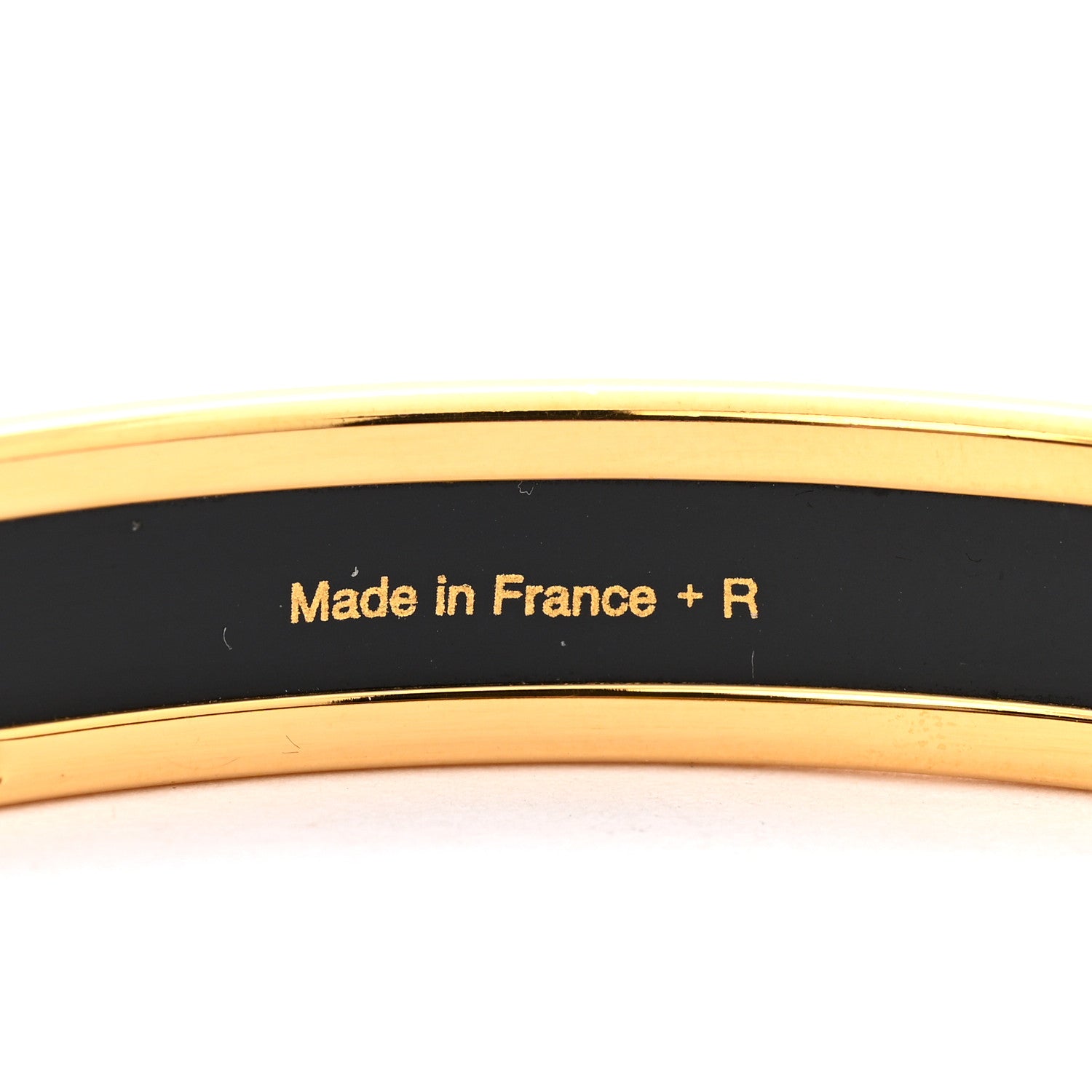 Hermes Enamel Printed Narrow Balcon du Guadalquivir Bracelet 65 Orange 5 of 5