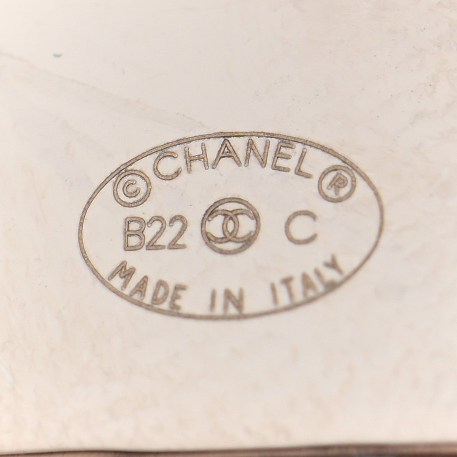 Chanel Metal Crystal Cha-Nel Logo Drop Earrings Silver 4 of 4