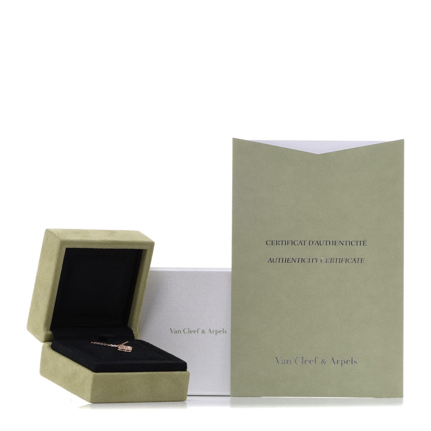 18K Rose Gold Sweet Alhambra Pendant Necklace