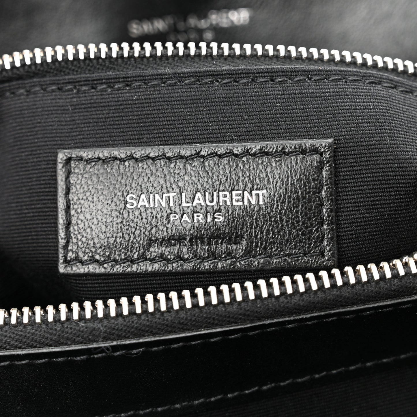 Calfskin Y Quilted Monogram Medium Loulou Chain Satchel Black