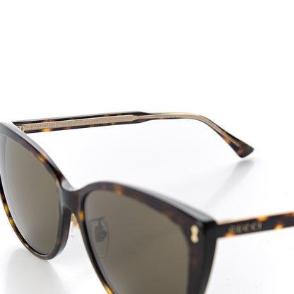 Gucci Acetate Cat Eye Sunglasses GG0193SK Tortoise 5 of 9