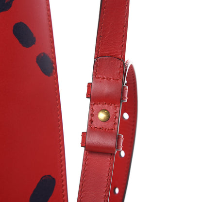 Gucci Calfskin GucciGhost Real Medium XL Tote Hibiscus Red 9 of 16