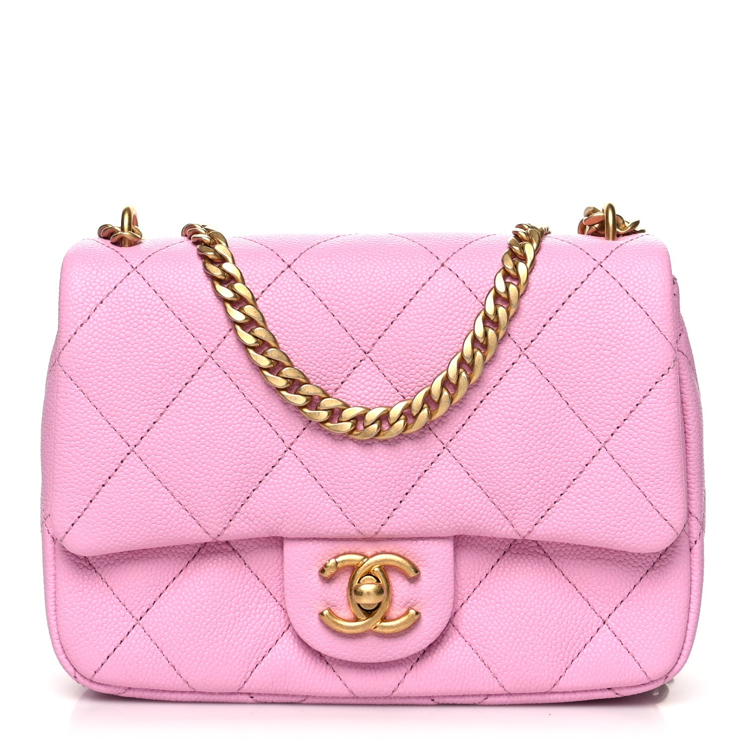 Chanel Caviar Quilted Mini Sweetheart Flap Lilac 1 of 11