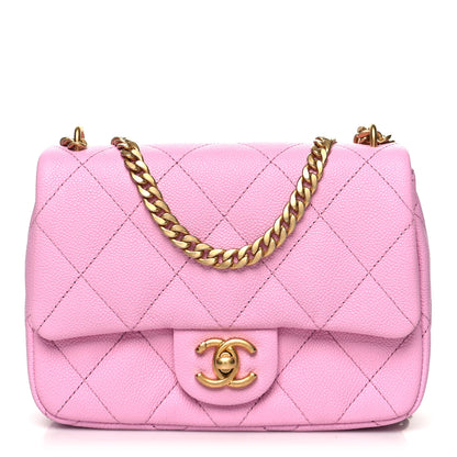 Chanel Caviar Quilted Mini Sweetheart Flap Lilac 1 of 11