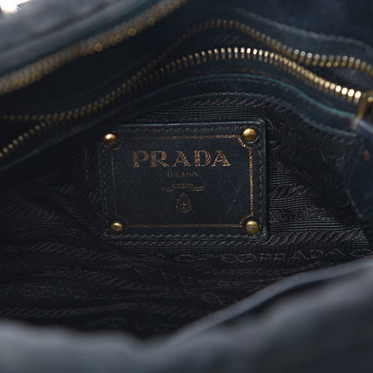 Prada Tessuto Nylon Jacquard Logo Tote Black 5 of 8