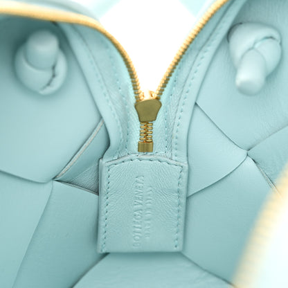 Bottega Veneta Maxi Intreccio Small Cassette Camera Bag Teal Washed 6 of 9