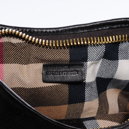 Burberry Pebbled Leather Ashbury Clutch Brown 6 of 8