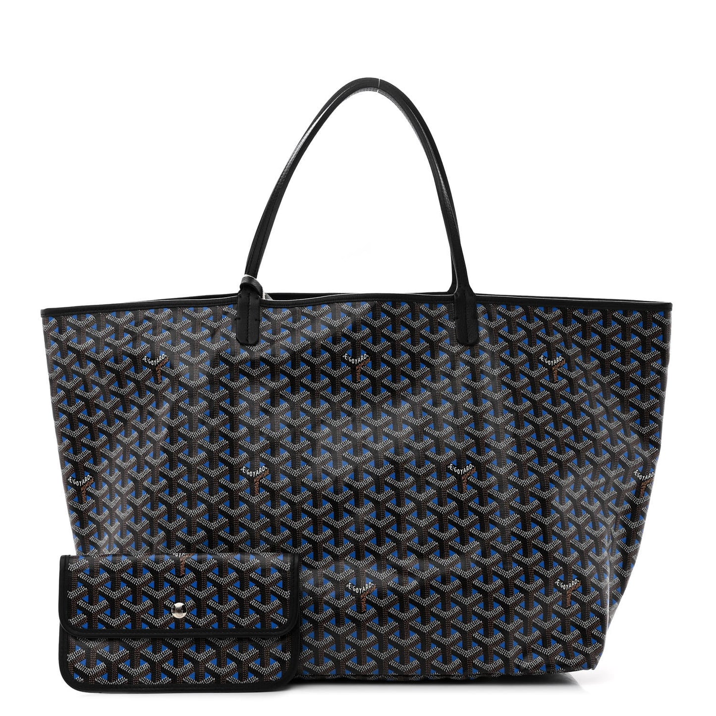 Goyardine Saint Louis Claire Voie GM Black Sky Blue