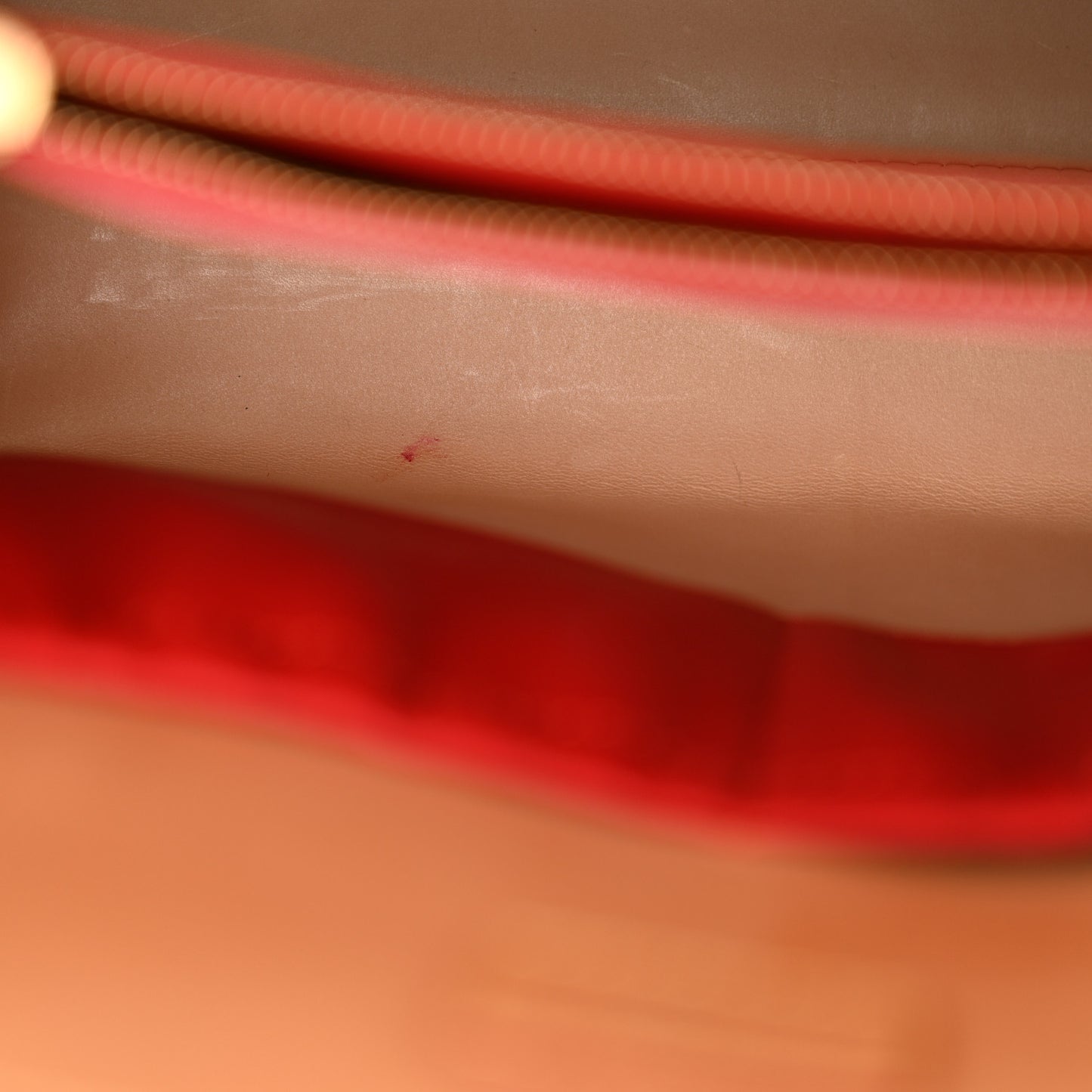 Monogram Calf Hair Spikes Iconoclasts Christian Louboutin Tote Red