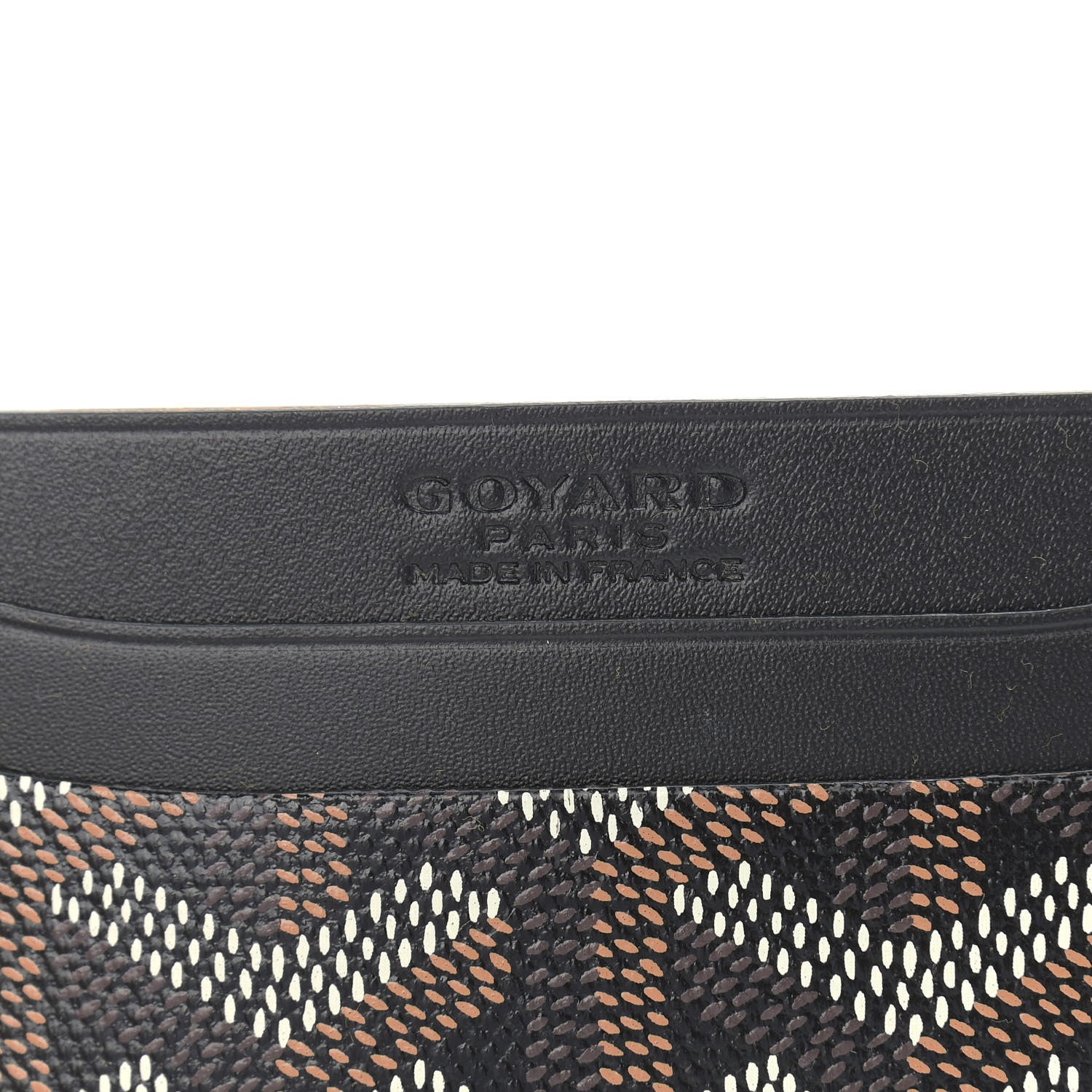Goyard Goyardine Saint Sulpice Card Holder Black 6 of 6