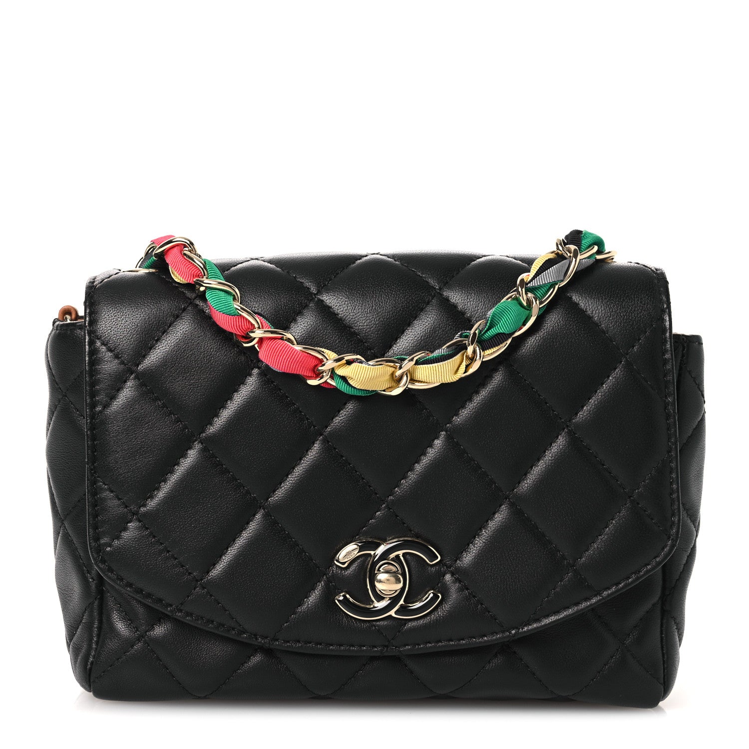 Chanel Lambskin Mixed Fibers Quilted Cocovado Flap Black 1 of 11