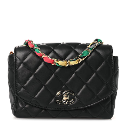 Chanel Lambskin Mixed Fibers Quilted Cocovado Flap Black 1 of 11