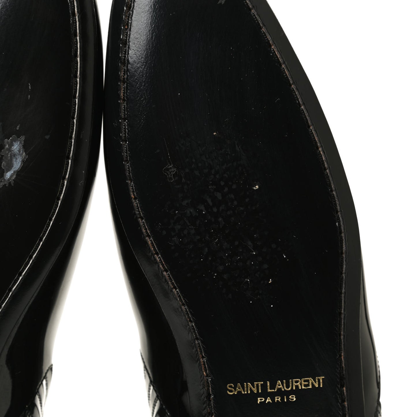 Patent Leather Connor Cropped Chelsea Boots 39.5 Black