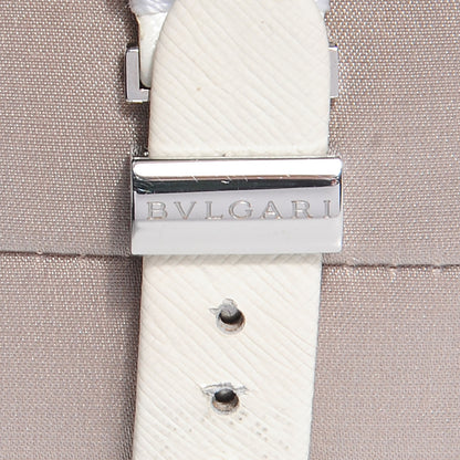Bulgari BVLGARI Stainless Steel Calfskin Diamond Pink Mother of Pearl 30mm B.Zero1 Three Hearts Quartz Watch 3 of 8