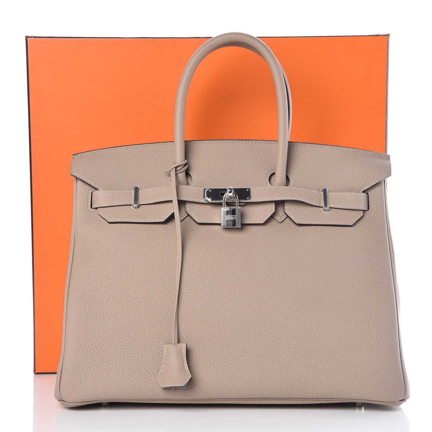 Togo Birkin 35 Gris Tourterelle