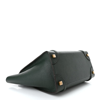 Celine Drummed Calfskin Micro Luggage Amazone 4 of 10