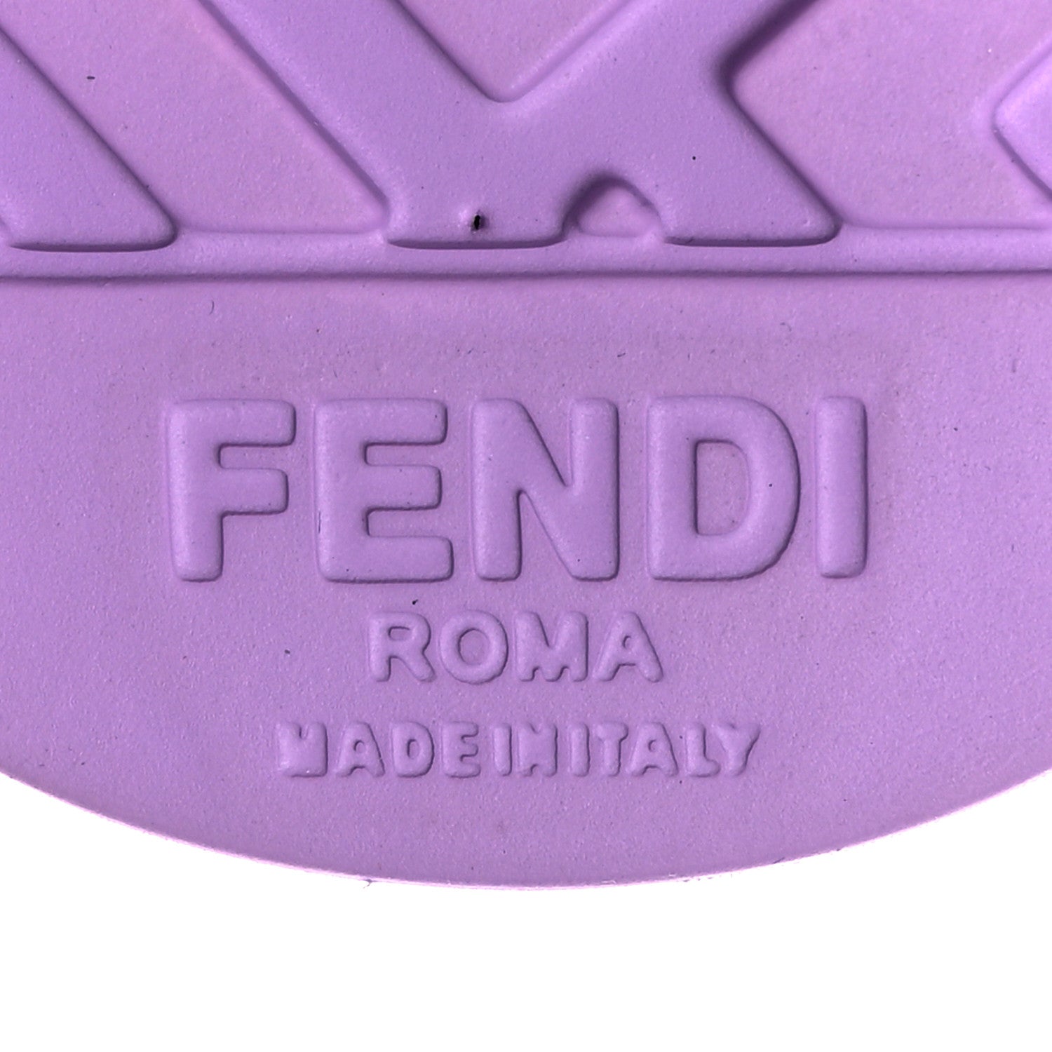 Fendi Rubber FF Sporty Hiker 25mm Sandals 37 Violetta 6 of 8