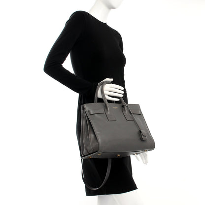 Saint Laurent Calfskin Small Sac De Jour Fog 3 of 10