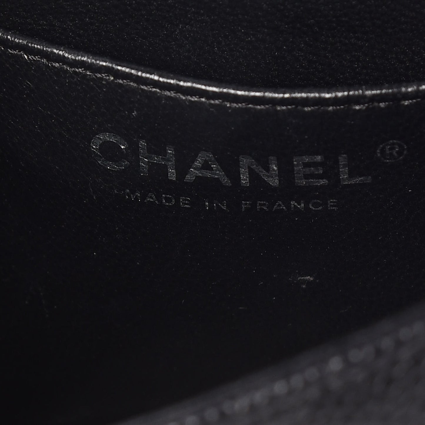 Caviar Quilted Mini Square Flap Black