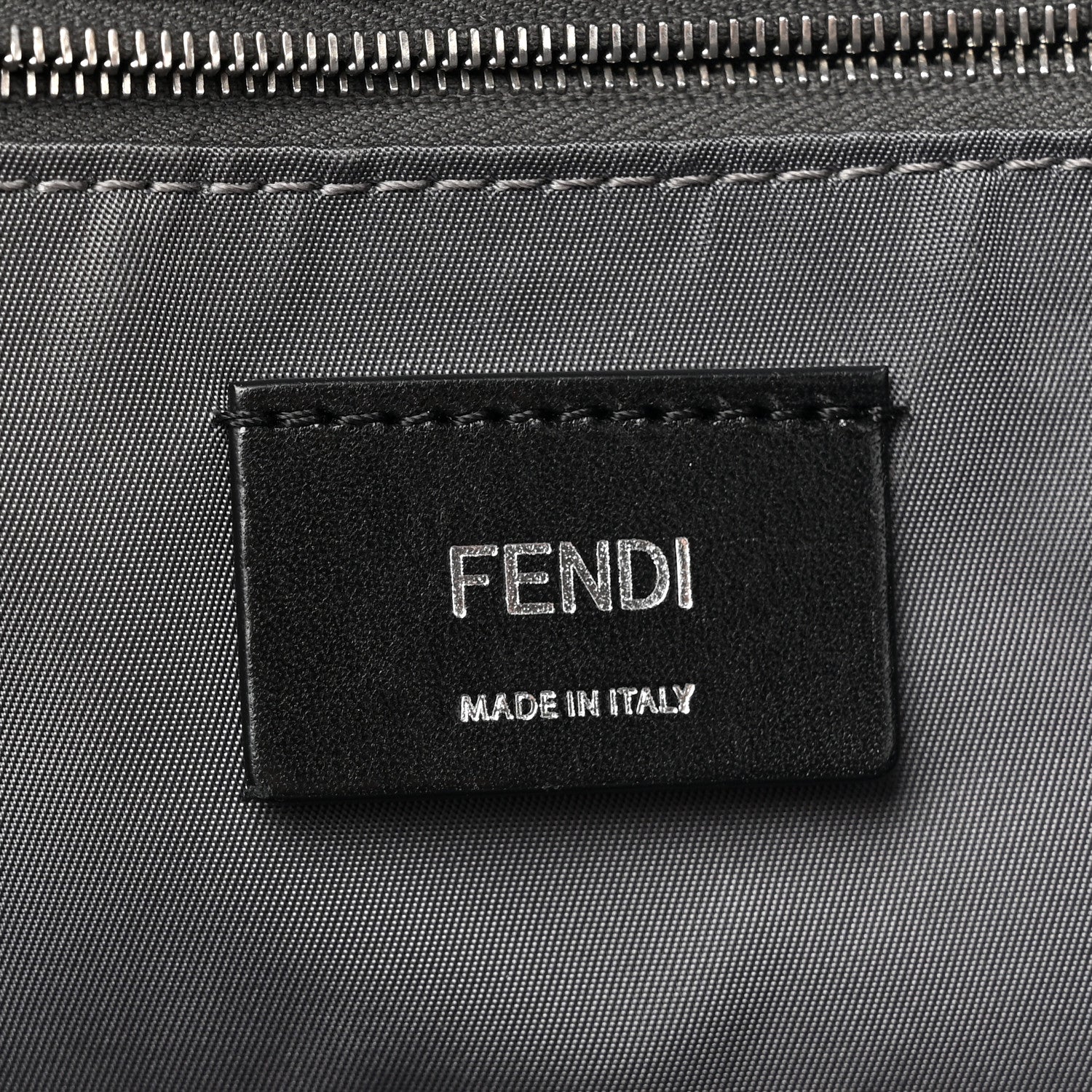 Fendi Suede FF Large Drawstring Tote Grey 6 of 15