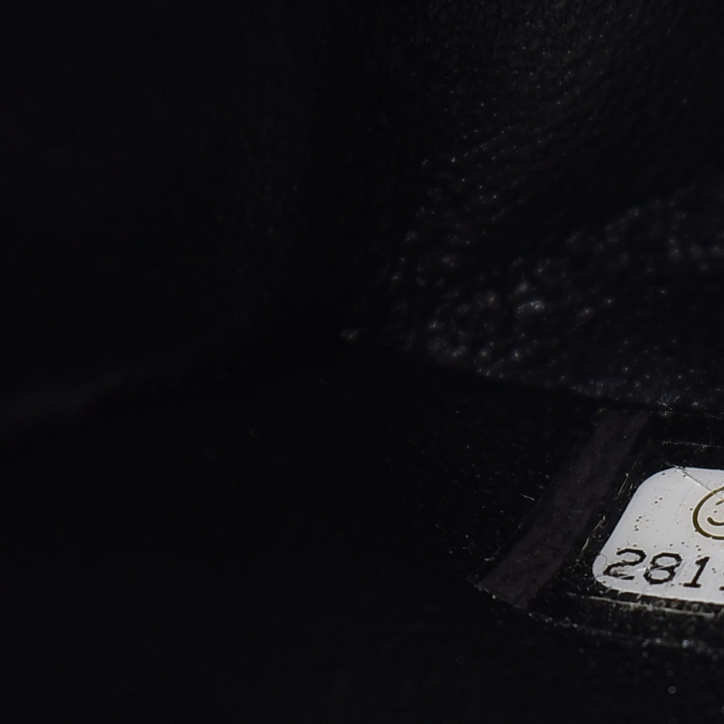 Aged Calfskin Quilted 2.55 Reissue Mini Flap Black
