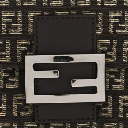 Fendi Zucchino Vitello Mini Mama Baguette Testa di Moro Beige 12 of 12