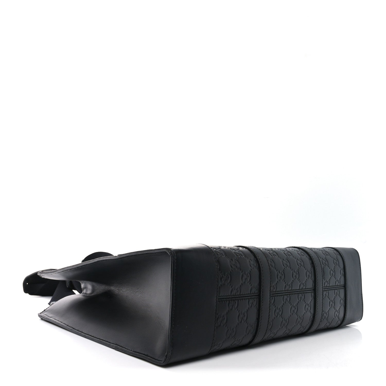 Gucci Guccissima Signature Briefcase Black 4 of 11