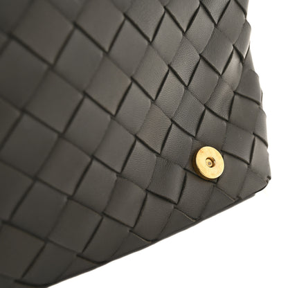 Bottega Veneta Nappa Intrecciato Crossbody Messenger Flap Light Grey 14 of 16