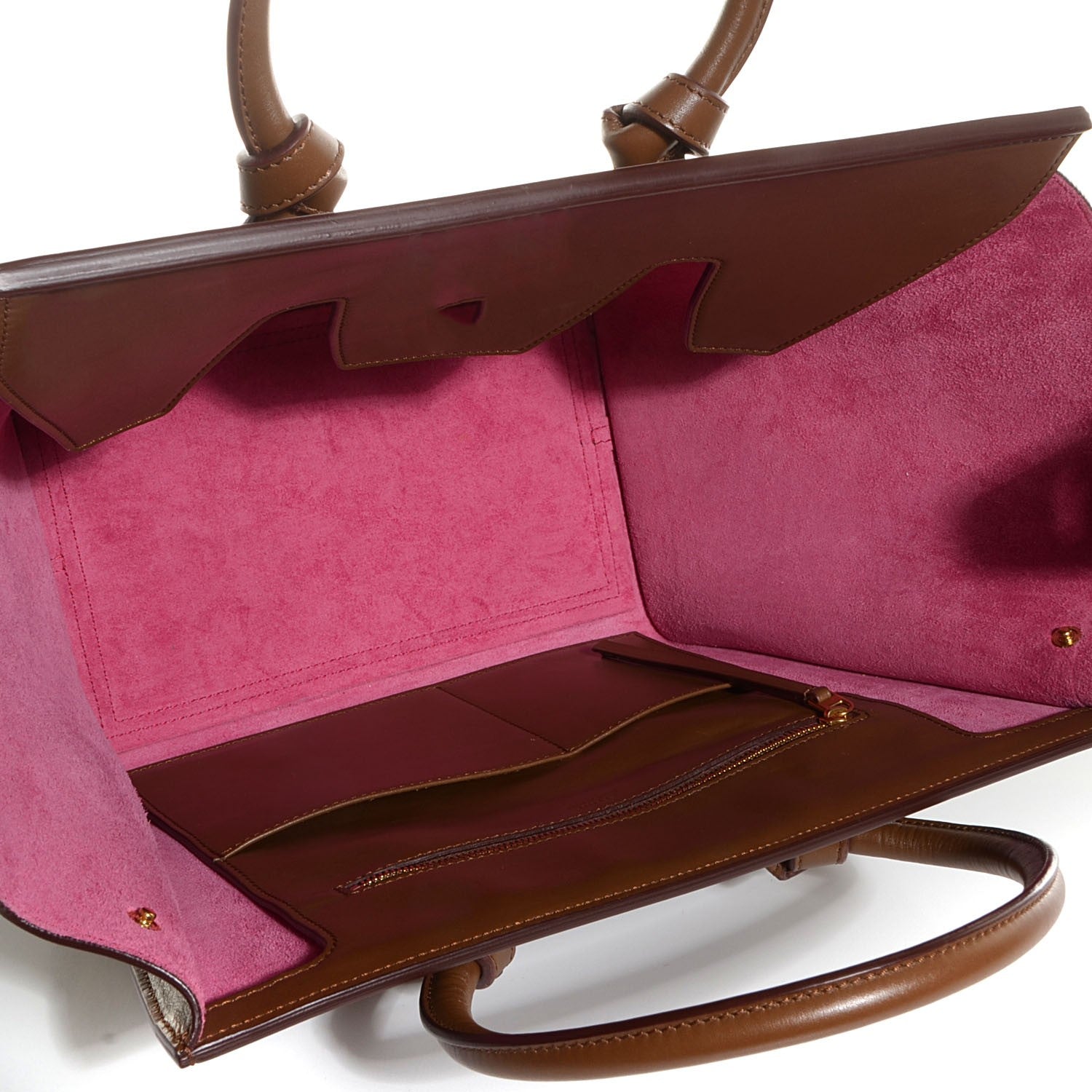 Celine Palmelato Calfskin Mini Tie Knot Tote Camel 5 of 8