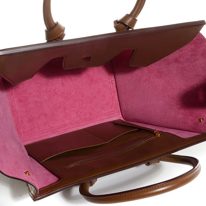 Celine Palmelato Calfskin Mini Tie Knot Tote Camel 5 of 8