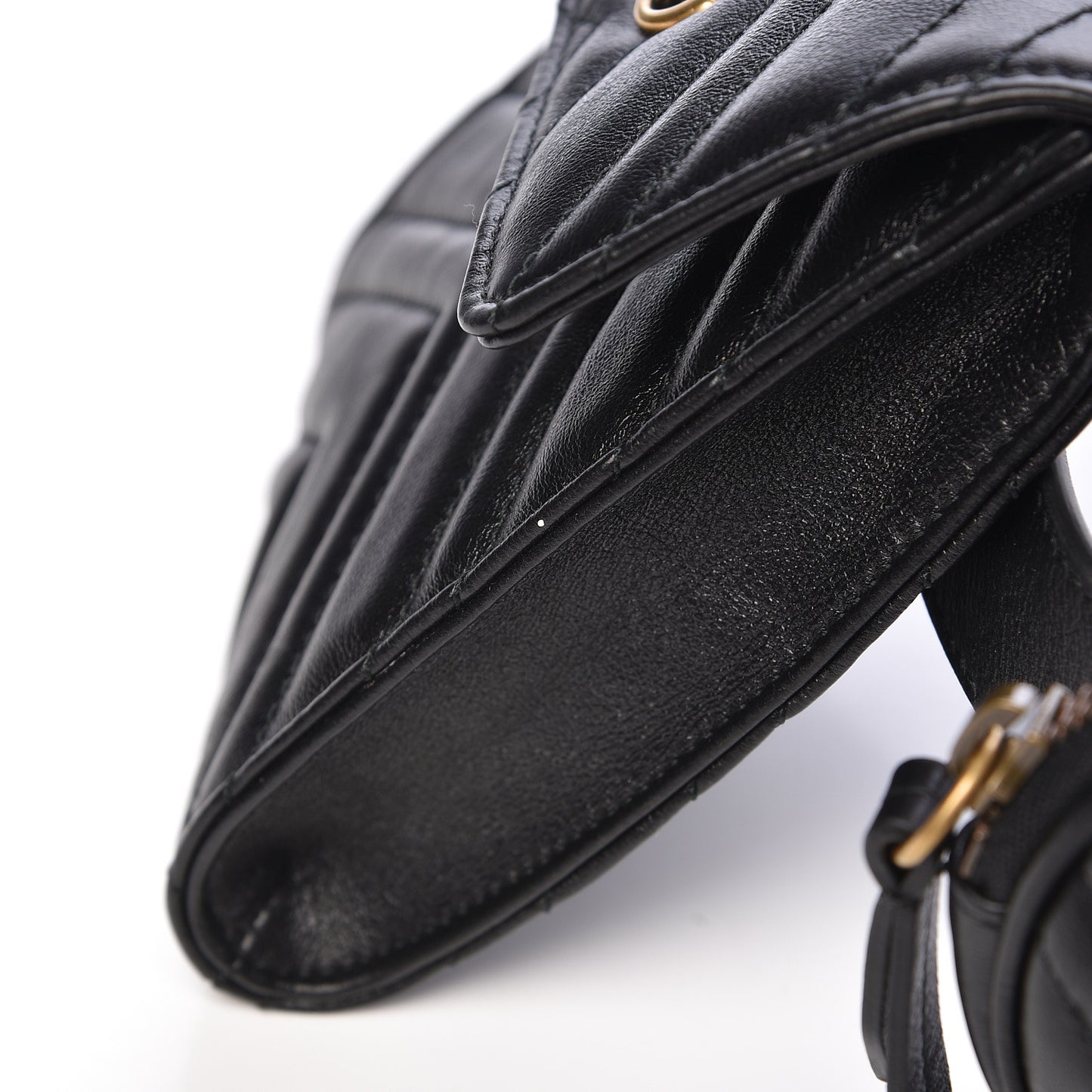 Calfskin Matelasse GG Marmont 2.0 Multi Belt Bag 85 34 Black