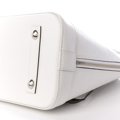 Louis Vuitton Epi Alma PM White 6 of 7