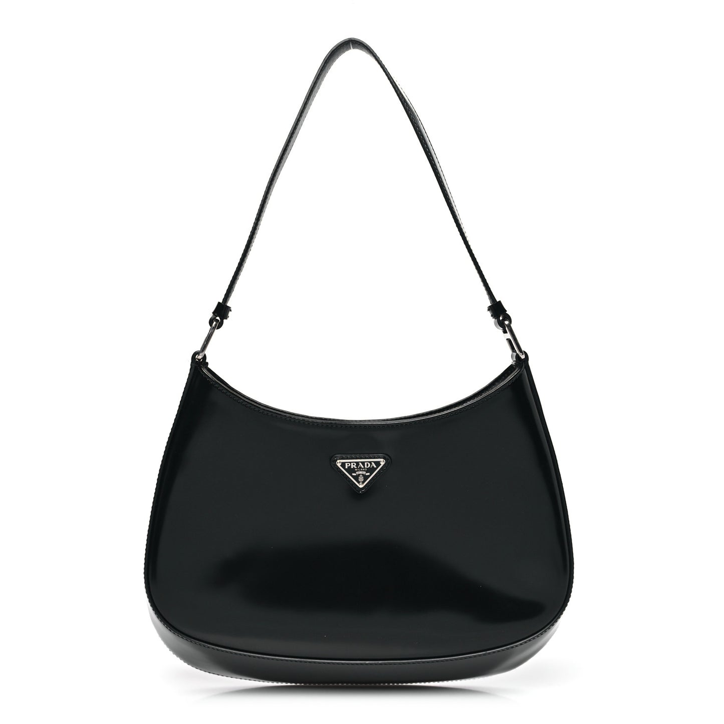 Spazzolato Cleo Shoulder Bag Black