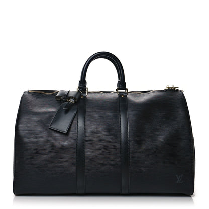 Louis Vuitton Epi Keepall 45 Black 1 of 14