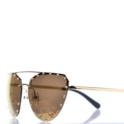 Louis Vuitton LV The Party Sunglasses Z0983E Gold 7 of 8